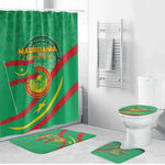 Mauritania Independence Day Bathroom Set Coat Of Arms With Map