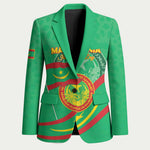 Personalized Mauritania Independence Day Blazer Coat Of Arms With Map