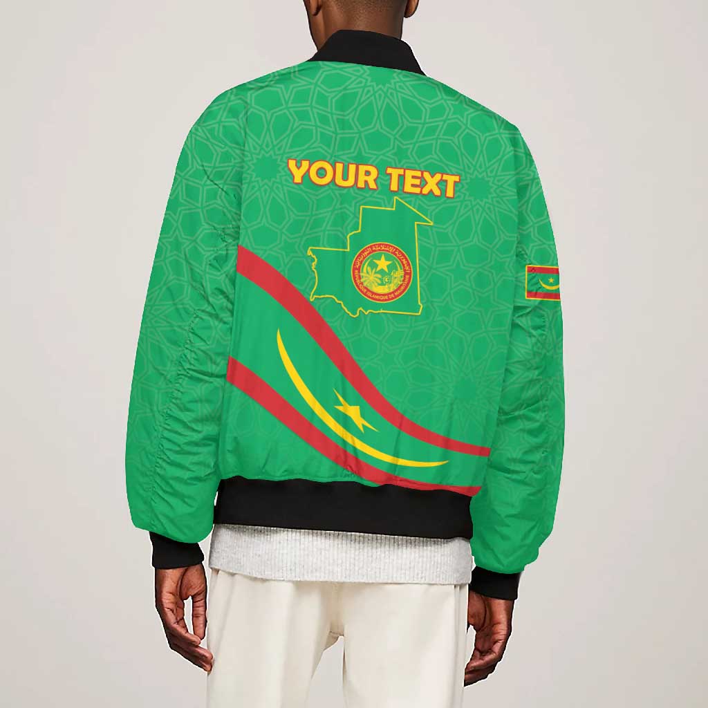 Mauritania Personalized Bomber Jacket Happy Independence Day - African Pride
