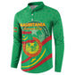 Personalized Mauritania Independence Day Button Sweatshirt Coat Of Arms With Map