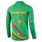 Personalized Mauritania Independence Day Button Sweatshirt Coat Of Arms With Map