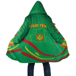 Personalized Mauritania Independence Day Cloak Coat Of Arms With Map