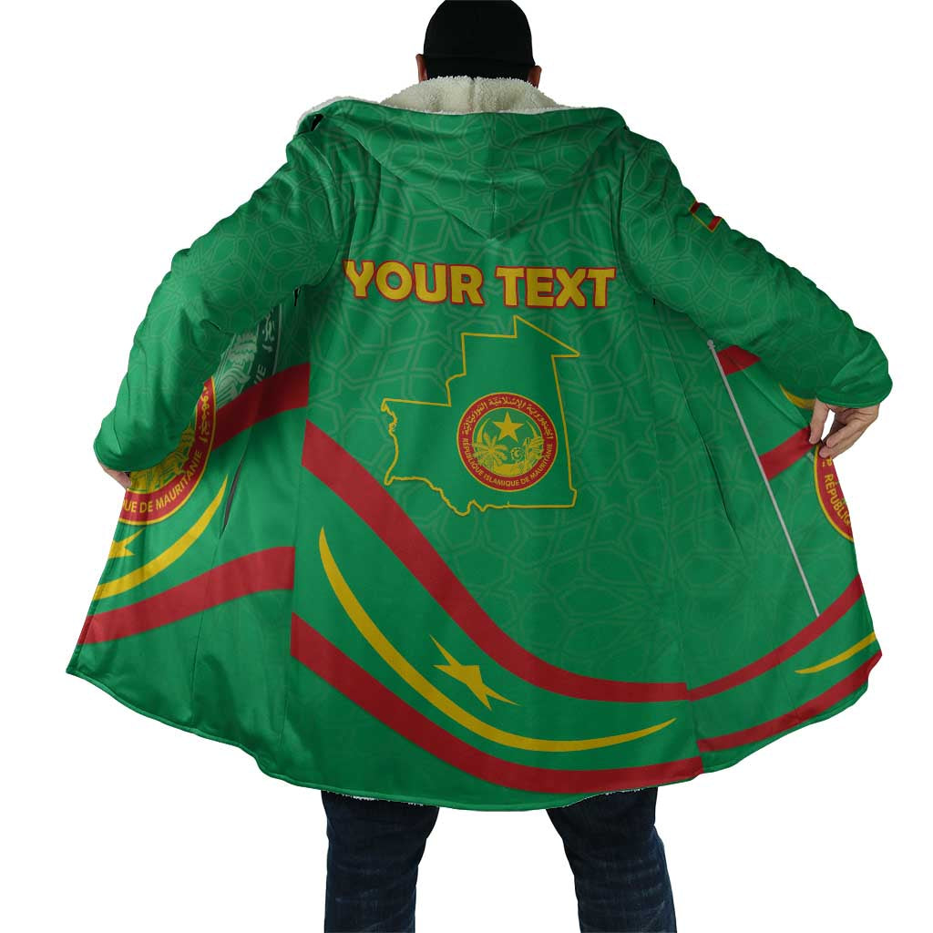 Personalized Mauritania Independence Day Cloak Coat Of Arms With Map