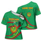 Personalized Mauritania Independence Day Cross Shoulder Shirt Coat Of Arms With Map