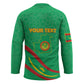 Personalized Mauritania Independence Day Hockey Jersey Coat Of Arms With Map