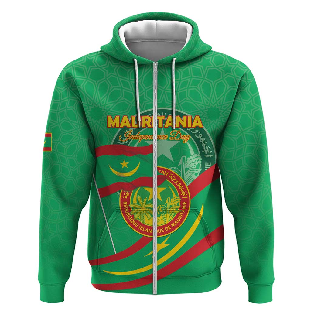 Mauritania Personalized Hoodie Happy Independence Day - African Pride