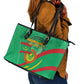 Mauritania Leather Tote Bag Happy Independence Day - African Pride
