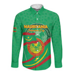 Mauritania Personalized Long Sleeve Button Shirt Happy Independence Day - African Pride