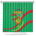 Mauritania Shower Curtain Happy Independence Day - African Pride