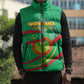 Personalized Mauritania Independence Day Sleeveless Puffer Jacket Coat Of Arms With Map