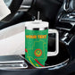 Mauritania Personalized Tumbler With Handle Happy Independence Day - African Pride