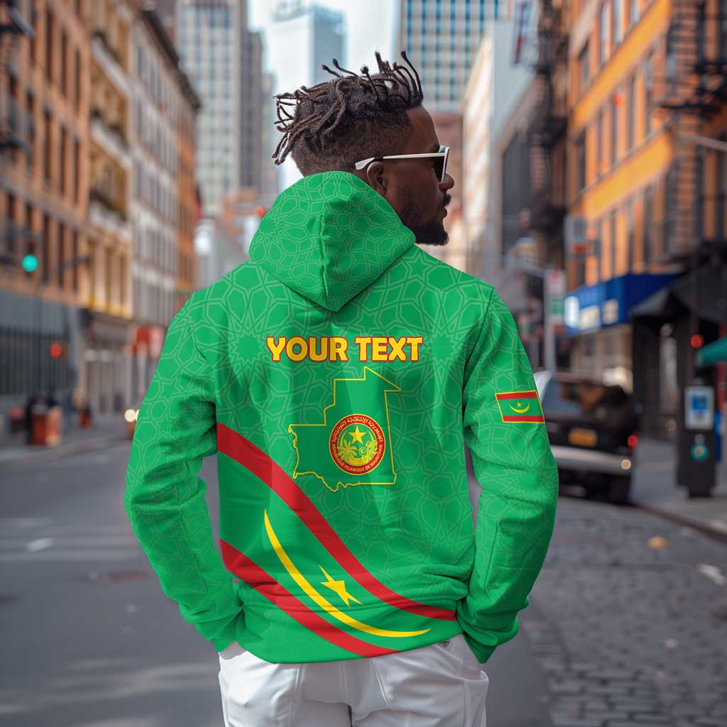 Mauritania Personalized Zip Hoodie Happy Independence Day - African Pride