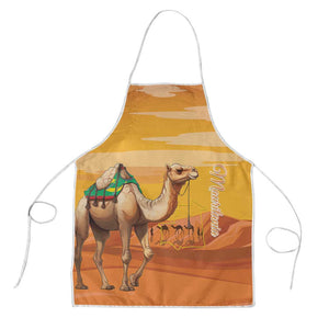 Mauritania Sahara Apron Camel With Map