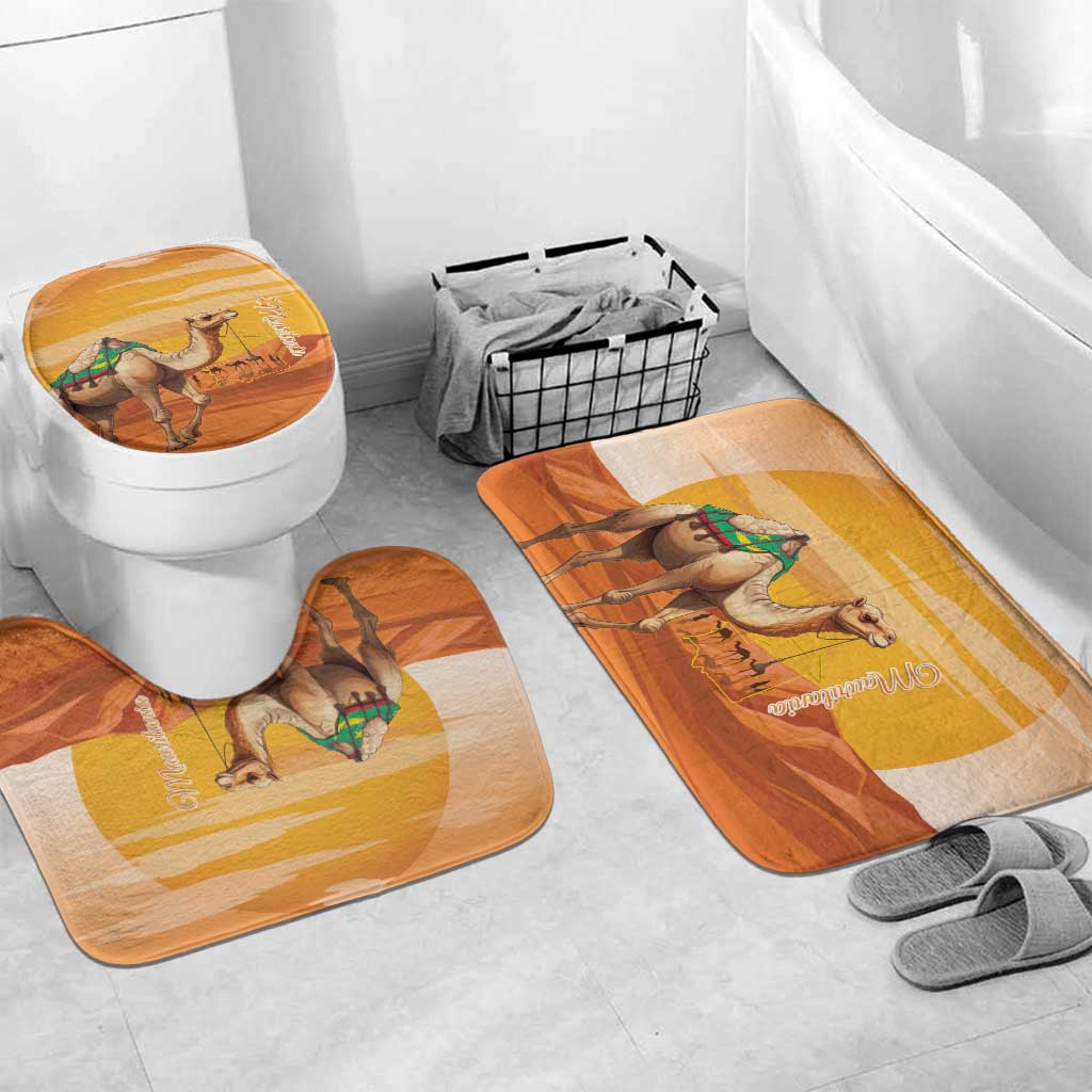 Mauritania Sahara Bathroom Set Camel With Map