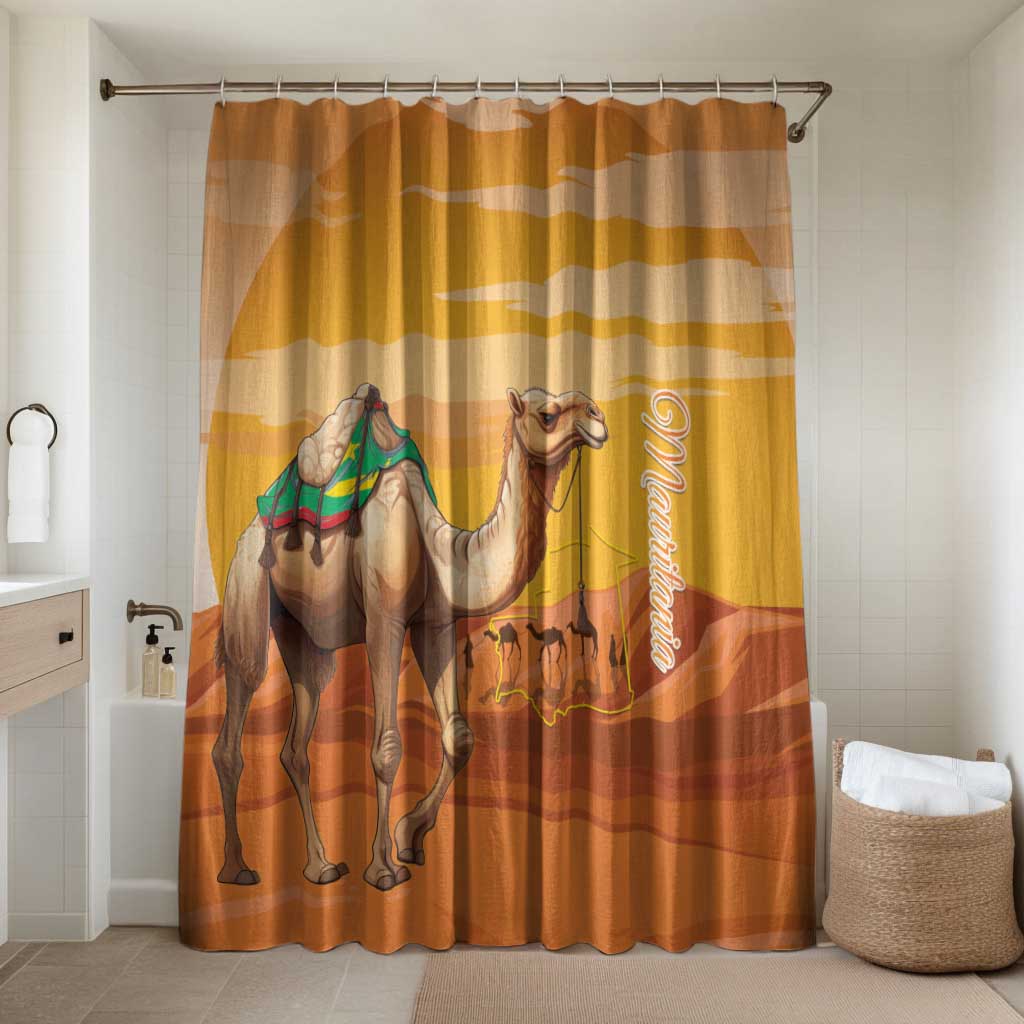 Mauritania Sahara Bathroom Set Camel With Map