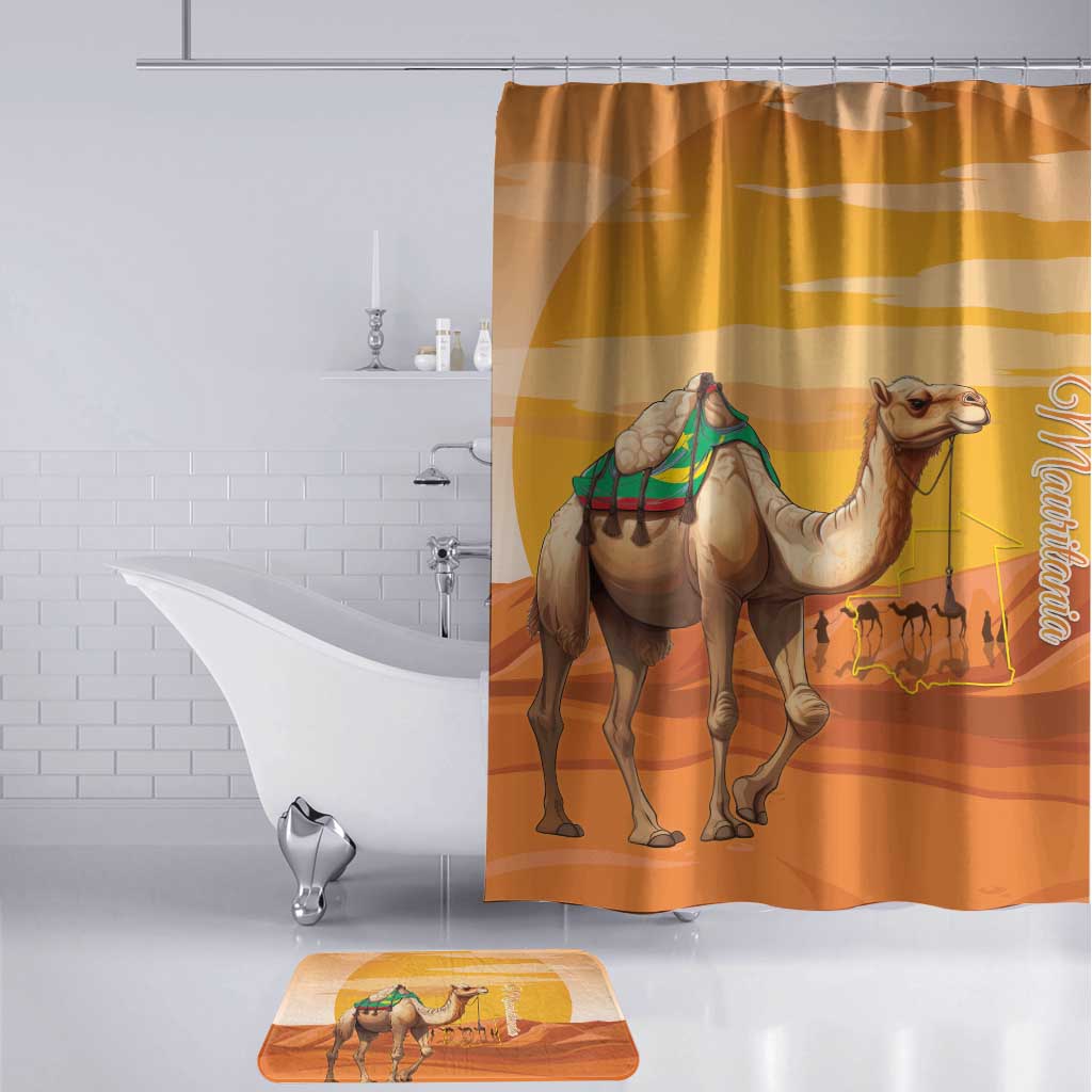 Mauritania Sahara Bathroom Set Camel With Map