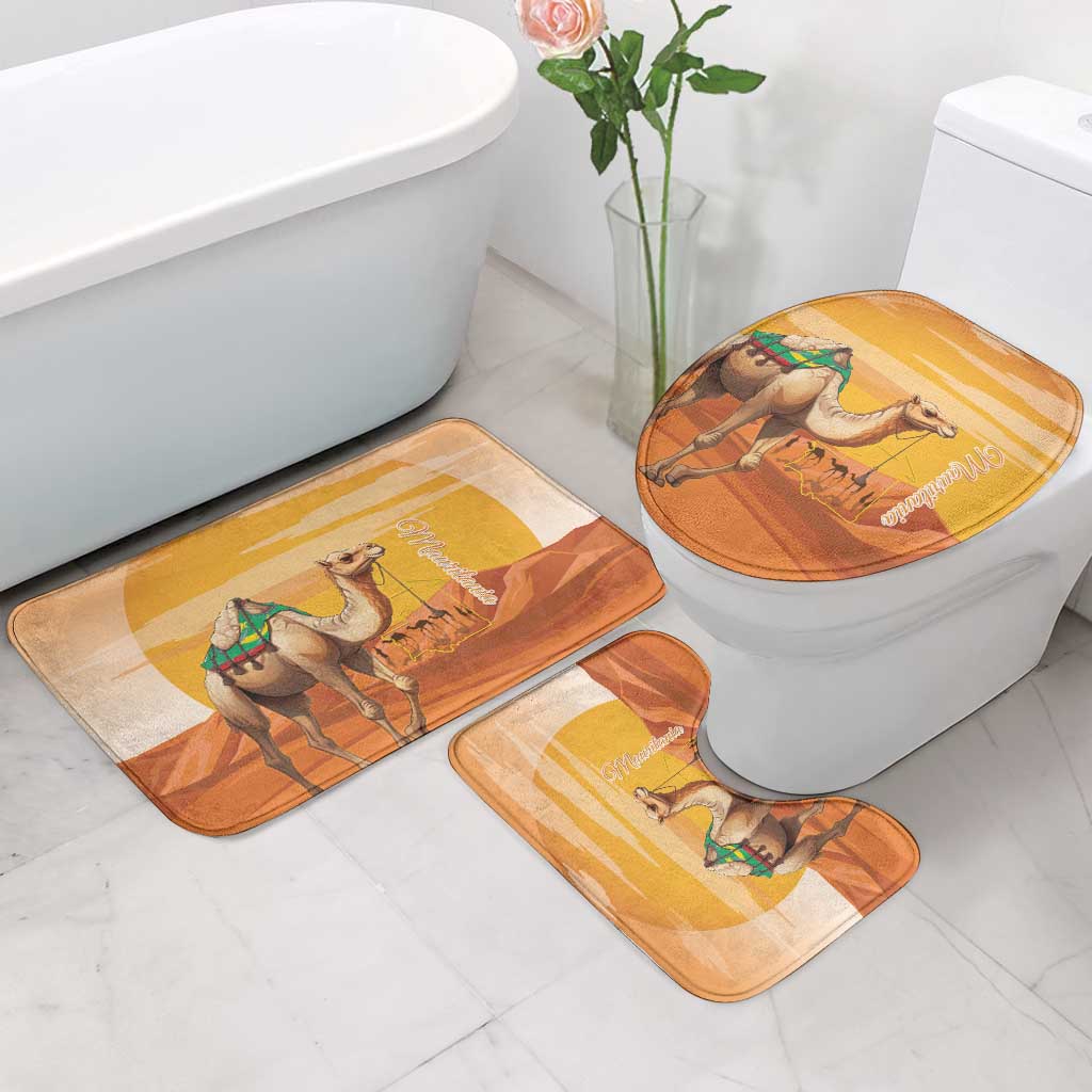 Mauritania Sahara Bathroom Set Camel With Map