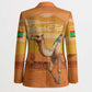 Personalized Mauritania Sahara Blazer Camel With Map