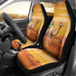 Mauritania Sahara Car Seat Cover Camel With Map - African Pride