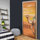 Personalized Mauritania Sahara Door Cover Camel With Map