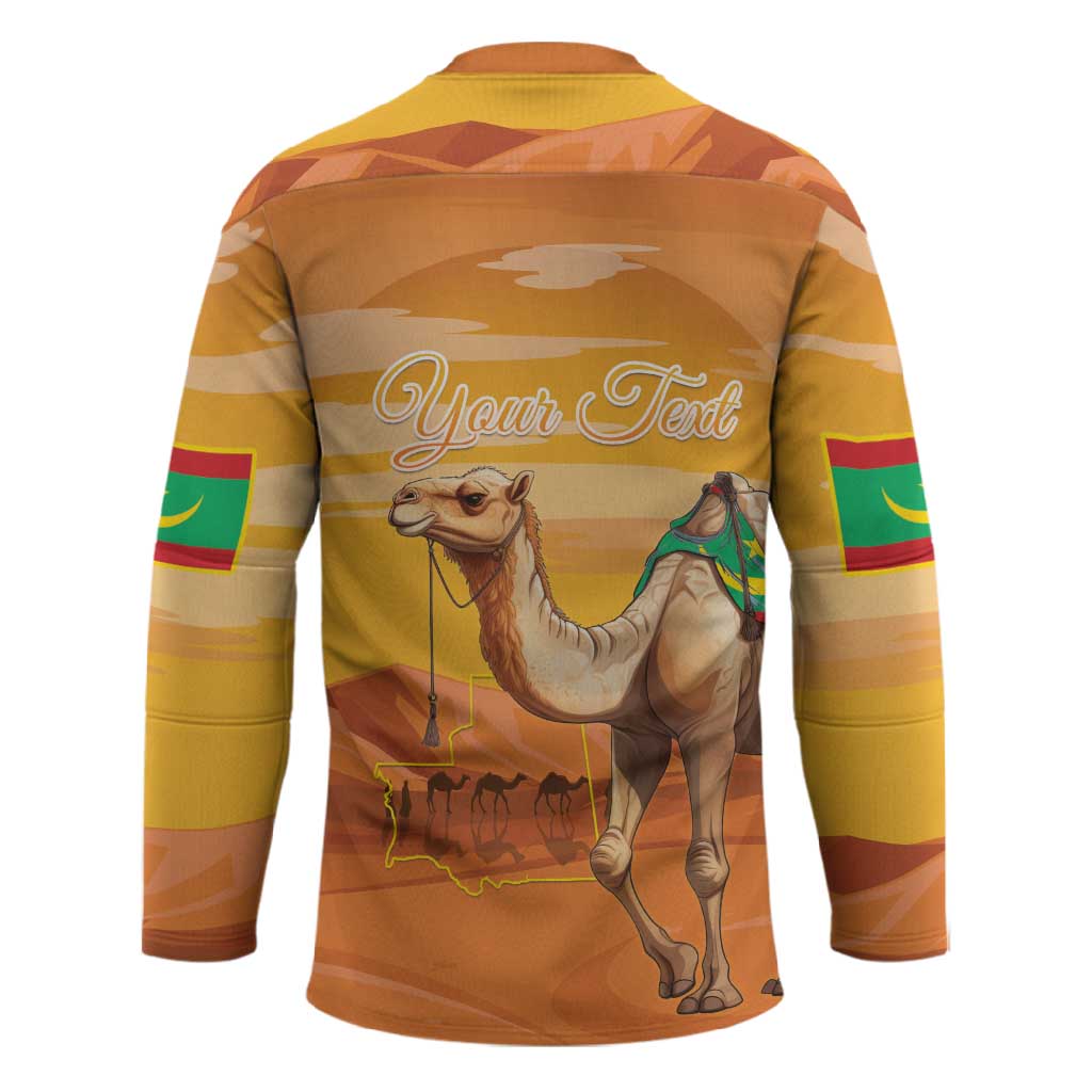 Personalized Mauritania Sahara Hockey Jersey Camel With Map