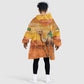 Mauritania Sahara Personalized Kid Wearable Blanket Hoodie Camel With Map - African Pride