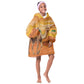 Mauritania Sahara Personalized Kid Wearable Blanket Hoodie Camel With Map - African Pride