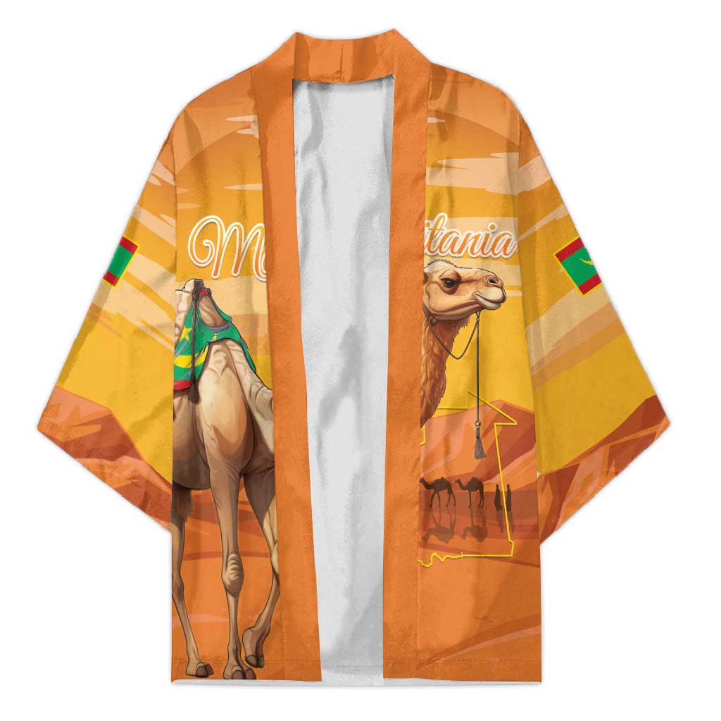 Personalized Mauritania Sahara Kimono Camel With Map