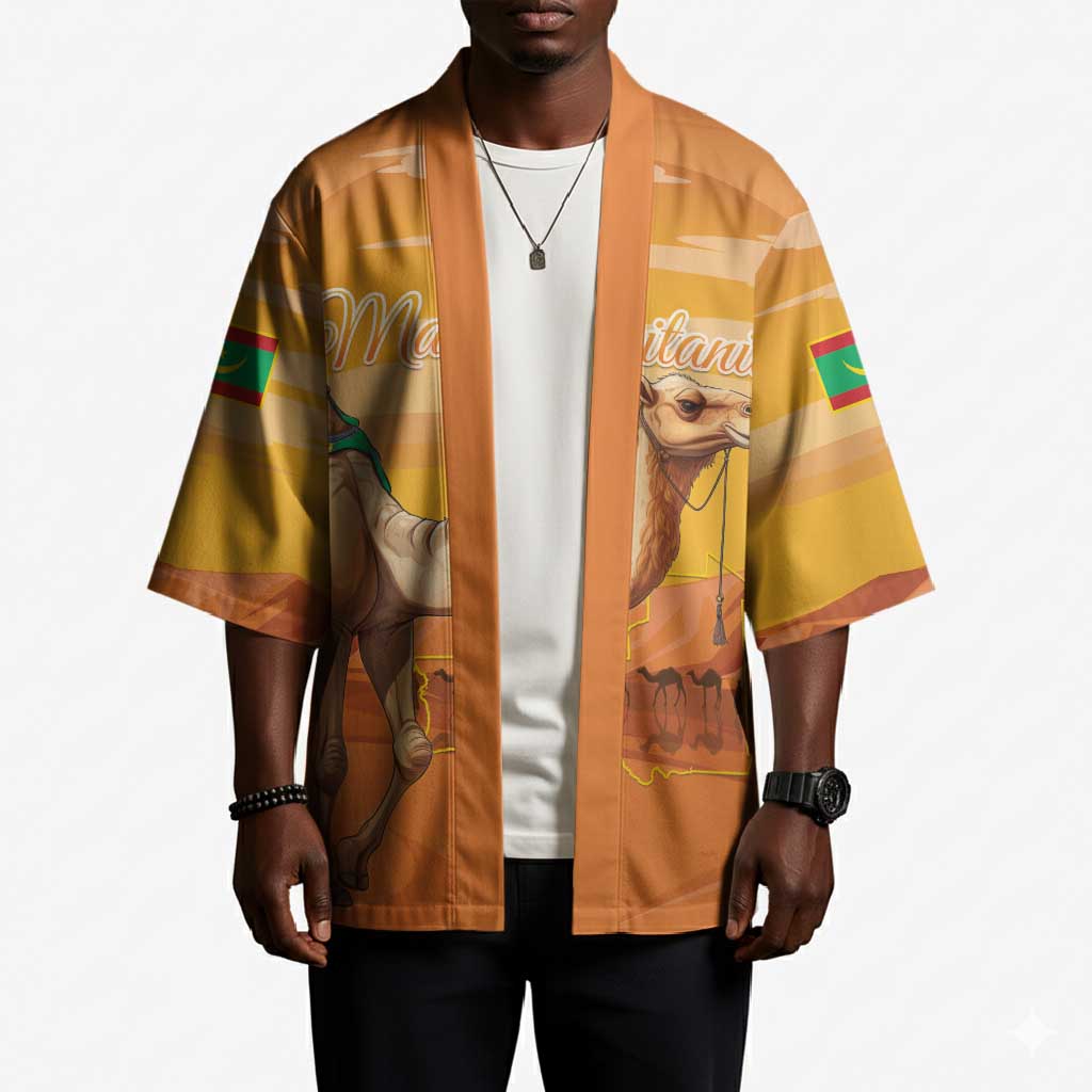 Personalized Mauritania Sahara Kimono Camel With Map