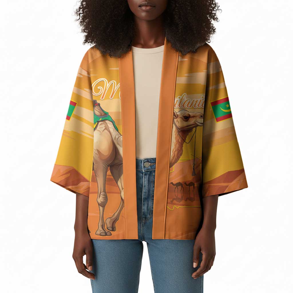 Personalized Mauritania Sahara Kimono Camel With Map