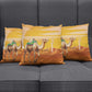 Mauritania Sahara Pillow Cover Camel With Map