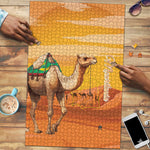 Mauritania Sahara Puzzle Camel With Map