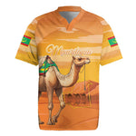 Mauritania Sahara Personalized Rugby Jersey Camel With Map - African Pride