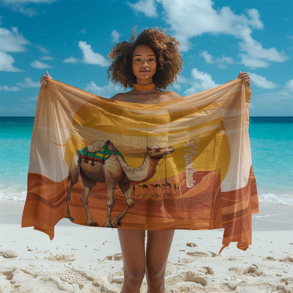 Mauritania Sahara Sarong Camel With Map - African Pride