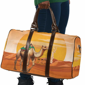 Mauritania Sahara Travel Bag Camel With Map