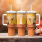 Mauritania Sahara Personalized Tumbler With Handle Camel With Map - African Pride