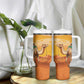 Mauritania Sahara Personalized Tumbler With Handle Camel With Map - African Pride