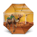 Mauritania Sahara Umbrella Camel With Map