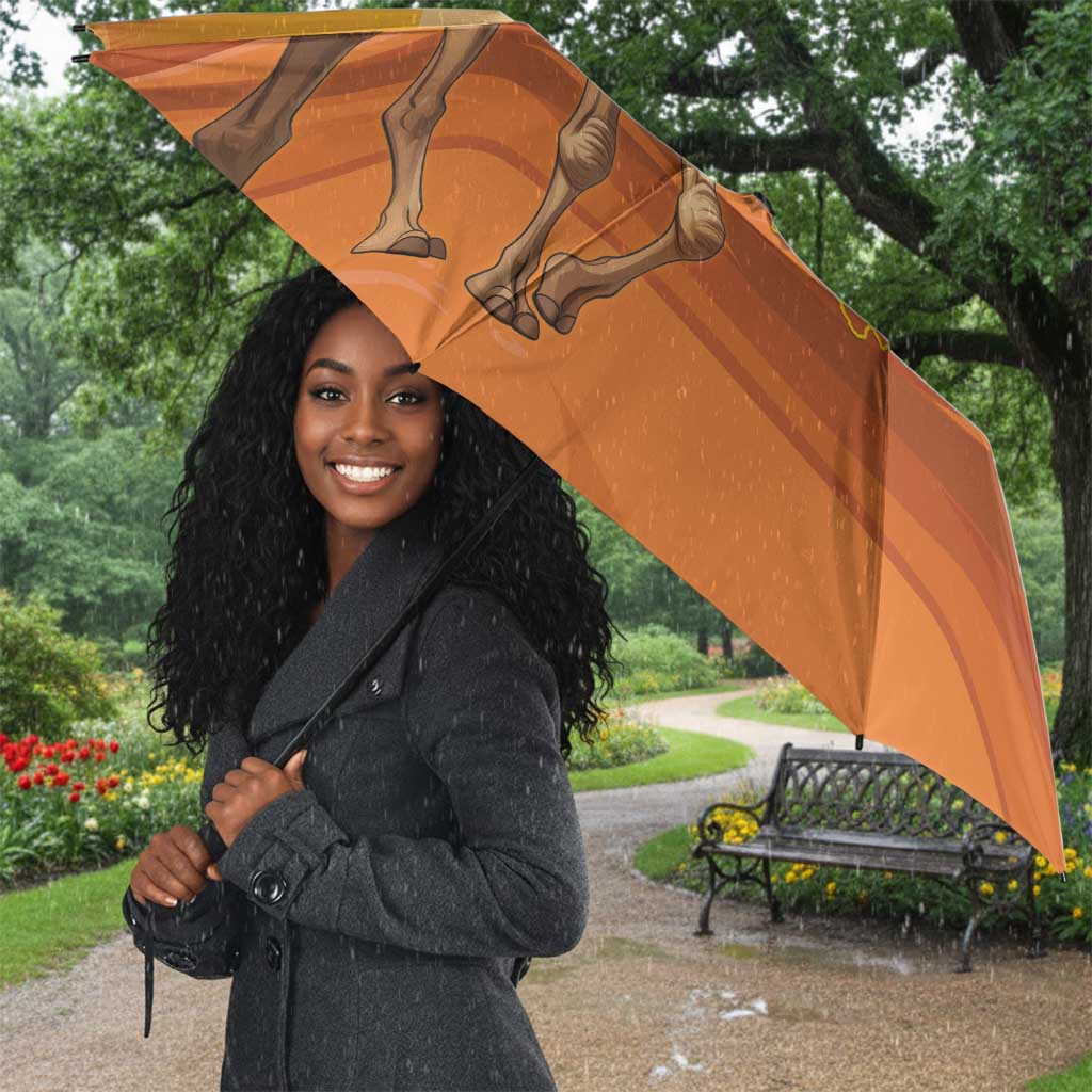 Mauritania Sahara Umbrella Camel With Map