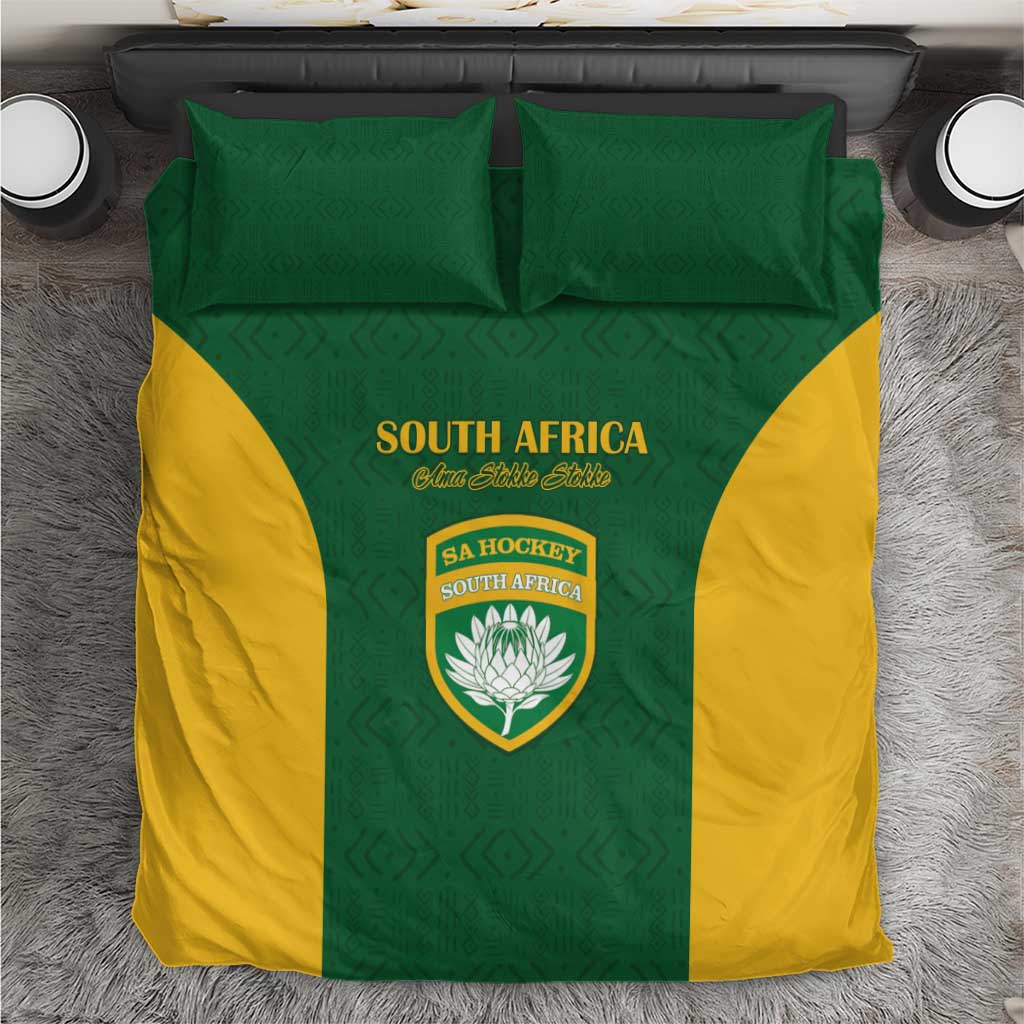 South Africa Hockey Bedding Set Come On Ama Stokke Stokke - African Pride