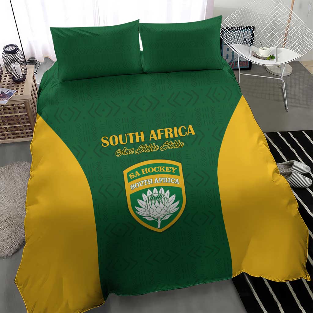 South Africa Hockey Bedding Set Come On Ama Stokke Stokke - African Pride