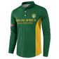 South Africa Hockey Custom Button Sweatshirt Go Ama Stokke Stokke Go