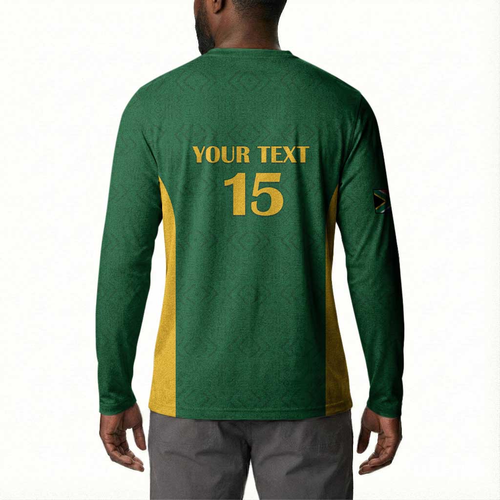 South Africa Hockey Custom Button Sweatshirt Go Ama Stokke Stokke Go