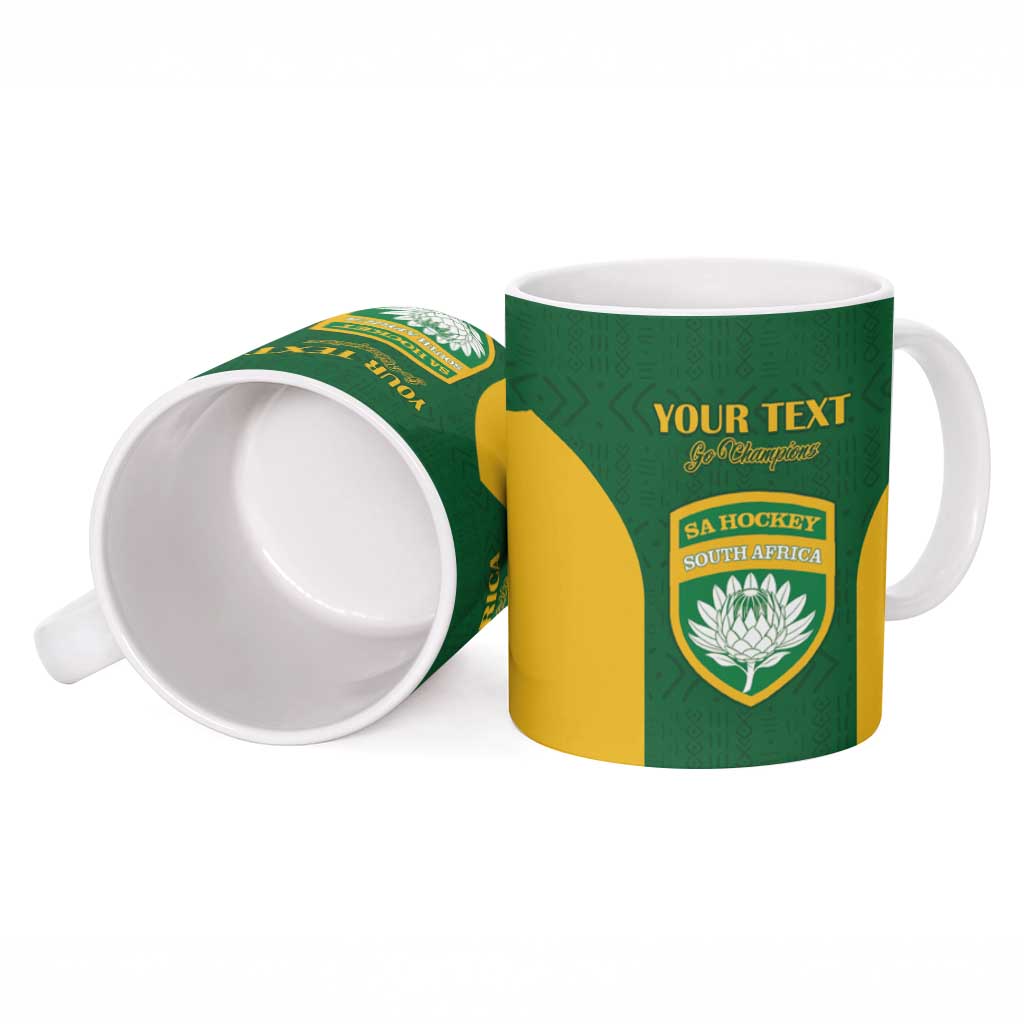 South Africa Hockey Custom Ceramic Mug Go Ama Stokke Stokke Go