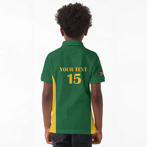 South Africa Hockey Custom Kid Polo Shirt Come On Ama Stokke Stokke - African Pride