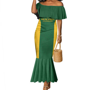 South Africa Hockey Custom Mermaid Dress Come On Ama Stokke Stokke - African Pride