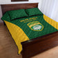 South Africa Hockey Quilt Bed Set Come On Ama Stokke Stokke - African Pride