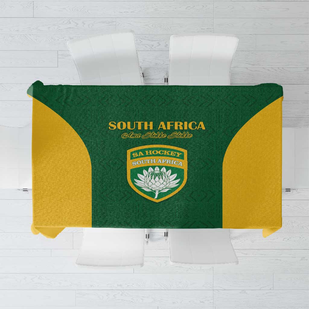 South Africa Hockey Tablecloth Come On Ama Stokke Stokke - African Pride