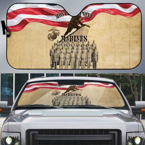 Montford Point Marines 1942-1949 Auto Sun Shade The First Black Marines