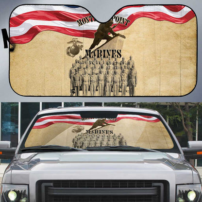 Montford Point Marines 1942-1949 Auto Sun Shade The First Black Marines